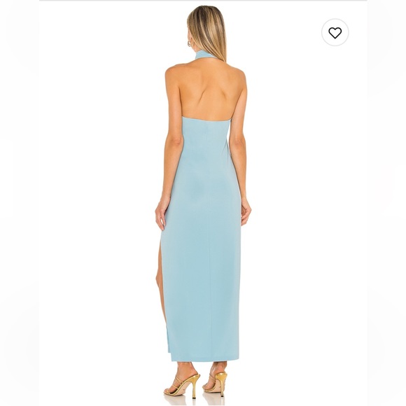 BRAND NEW **Halter side slit gown - Picture 3 of 3